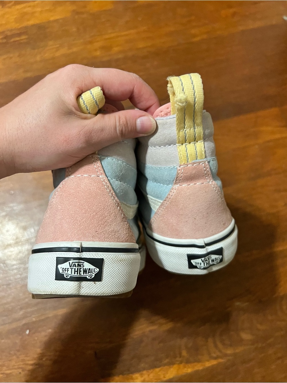 Vans Multi-Color Pastel High-Top Sneakers - Picture 4 of 6